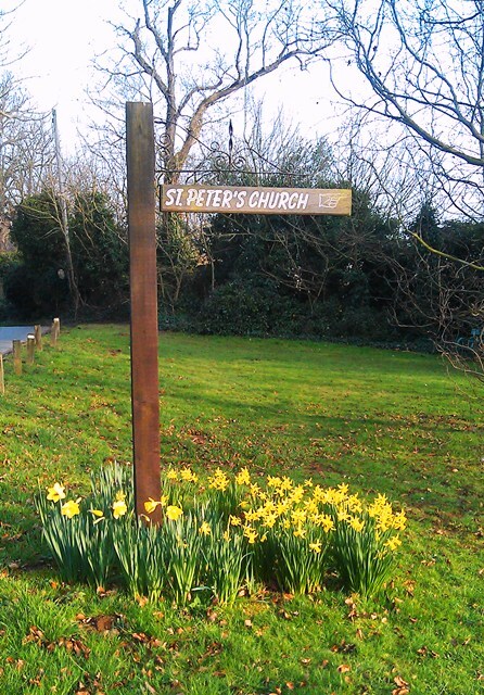 Spring at Tewin Church