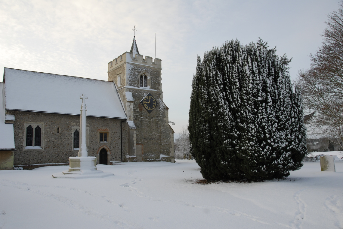 Autumn at Tewin Church