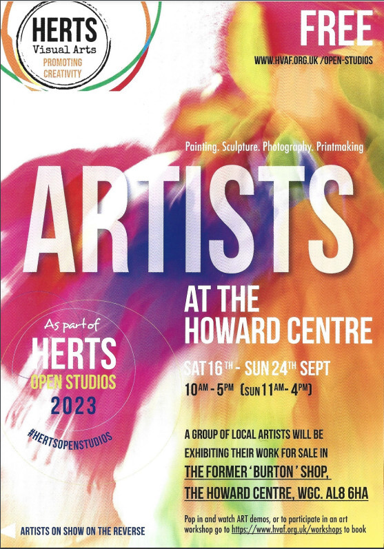 Poster for Artists at the Howard Center