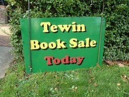 Book sale sign