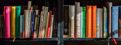 Books on shelf