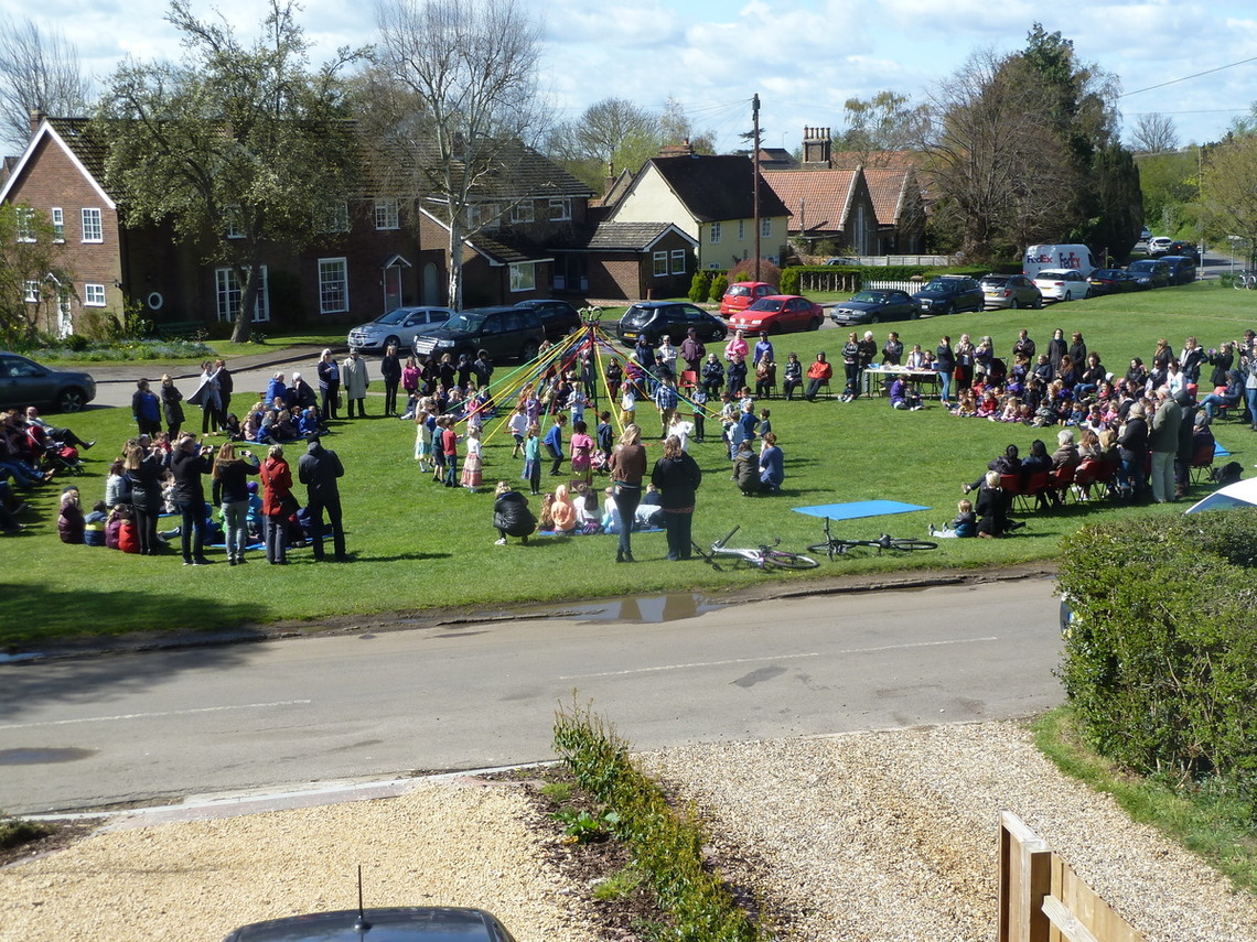 Maypole dancing in Tewin a few years ago