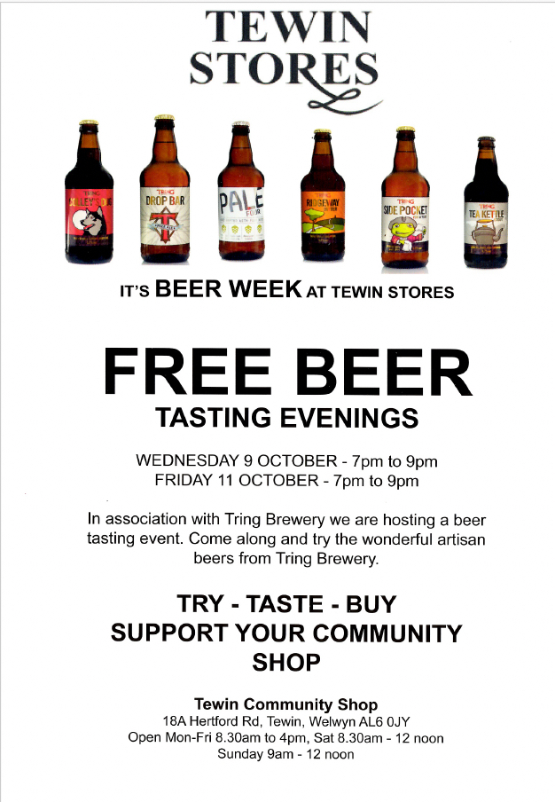 Tewin Stores Beer Week
