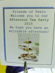 07/2015  Friends of Tewin's  Senior Citizens afternoon tea