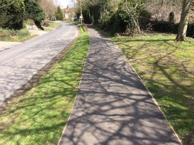 OUR NEW VILLAGE FOOTPATH BY COURTESY OF TAYLOR WOODROW