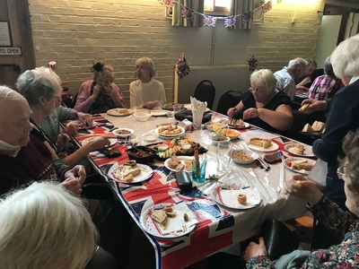 THANK YOU ANN  AND ALL HER HELPERS FOR A LOVELY SPREAD.