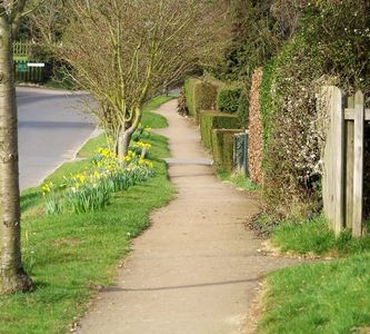 Opposite the Bowls Club