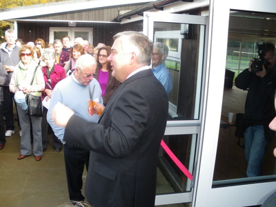 Oliver Heald MP Cutting the Ribbon