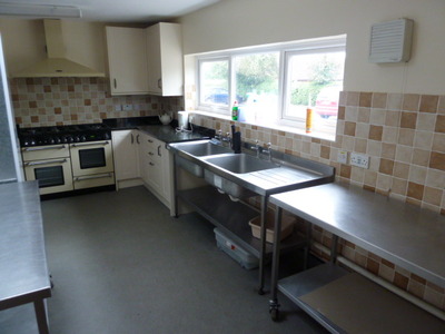 The new kitchen.