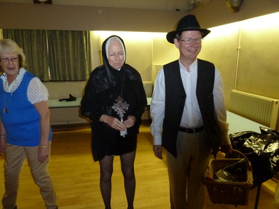 Our lovely naughty nun with David & Doreen
